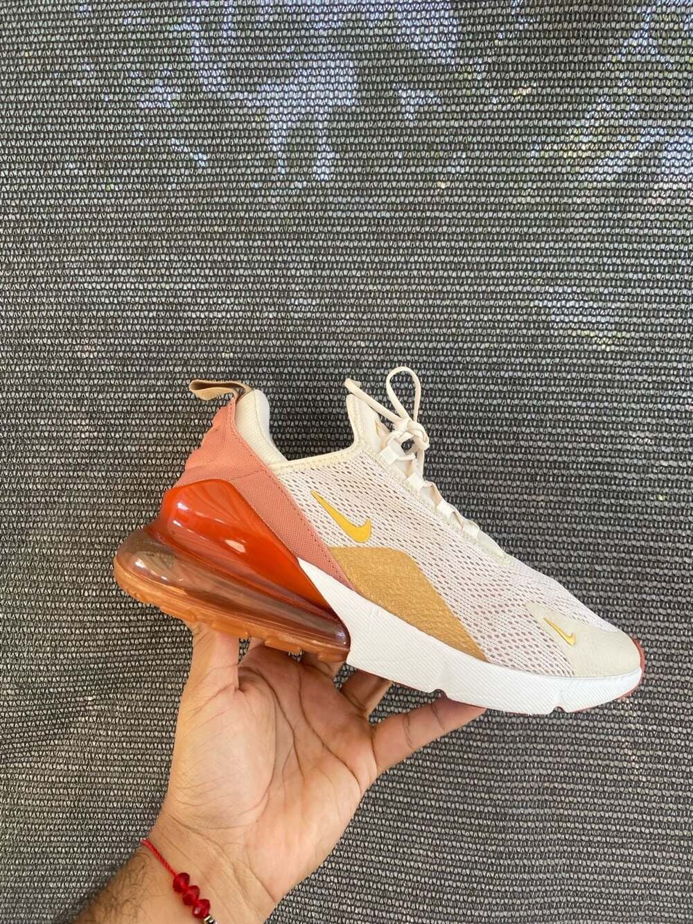Nike Air Max 270 Cream Terra Blush Gold Sneakers
